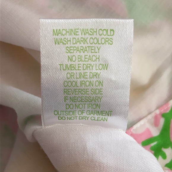 Lilly Pulitzer Girls Size 12 Lined Fish Seahorse Colorful Pockets Shift Dress - Picture 7 of 7